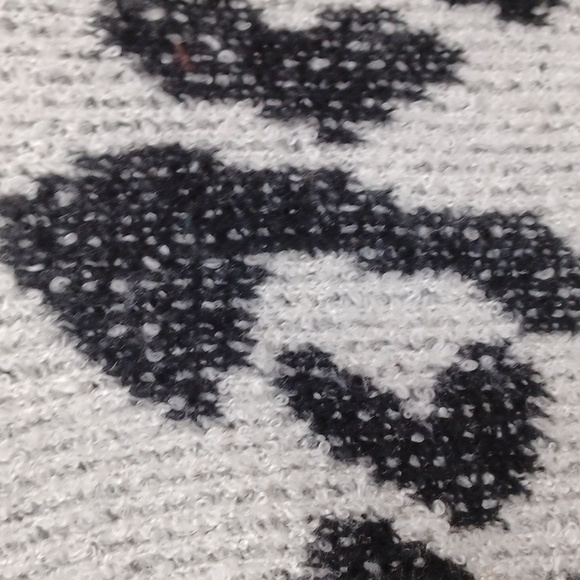 HUGE Animal Leopard Spots Oversized Long Cardigan Sweater small-large - Picture 7 of 7